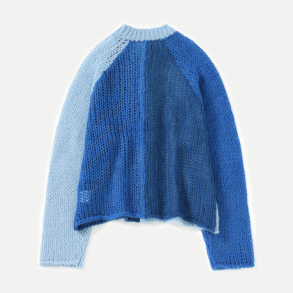 Blue O.Mohair Crazy Cardigan