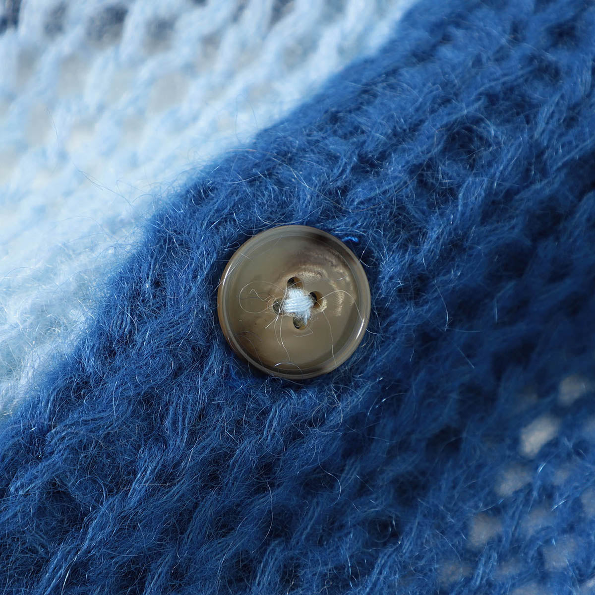 Blue O.Mohair Crazy Cardigan
