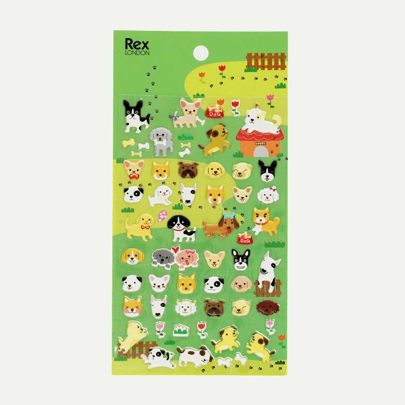 Dog 3D Puffy Stickers