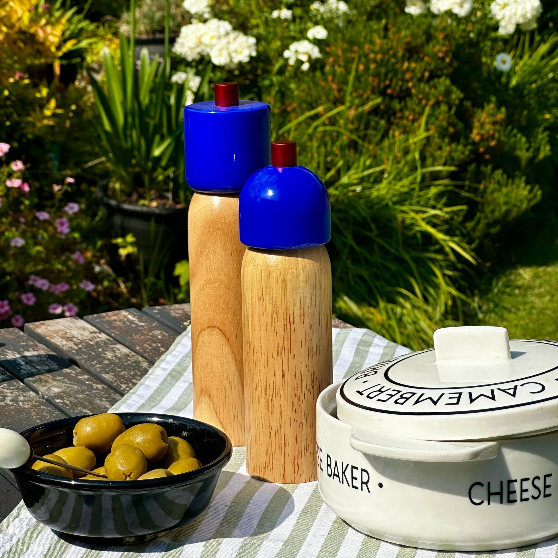 Navy & Red Salt & Pepper Grinder