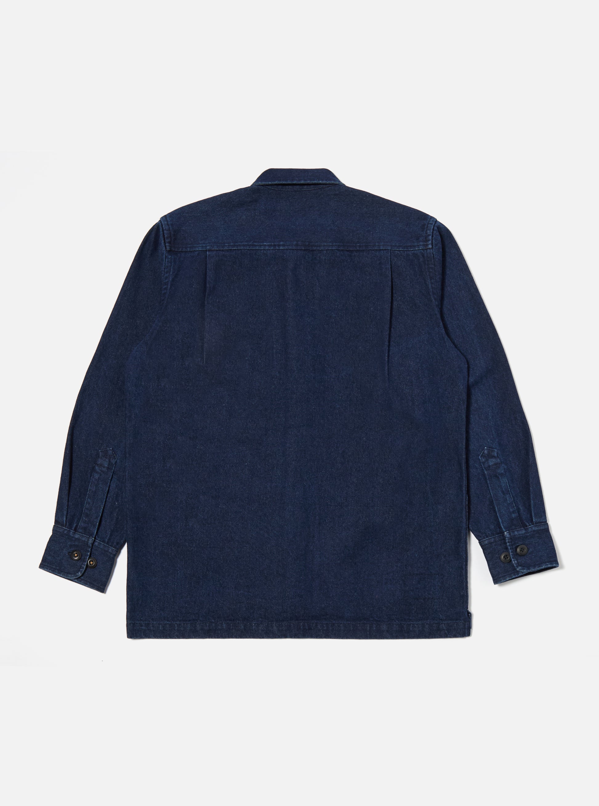 Indigo Work Denim Fatigue Shirt