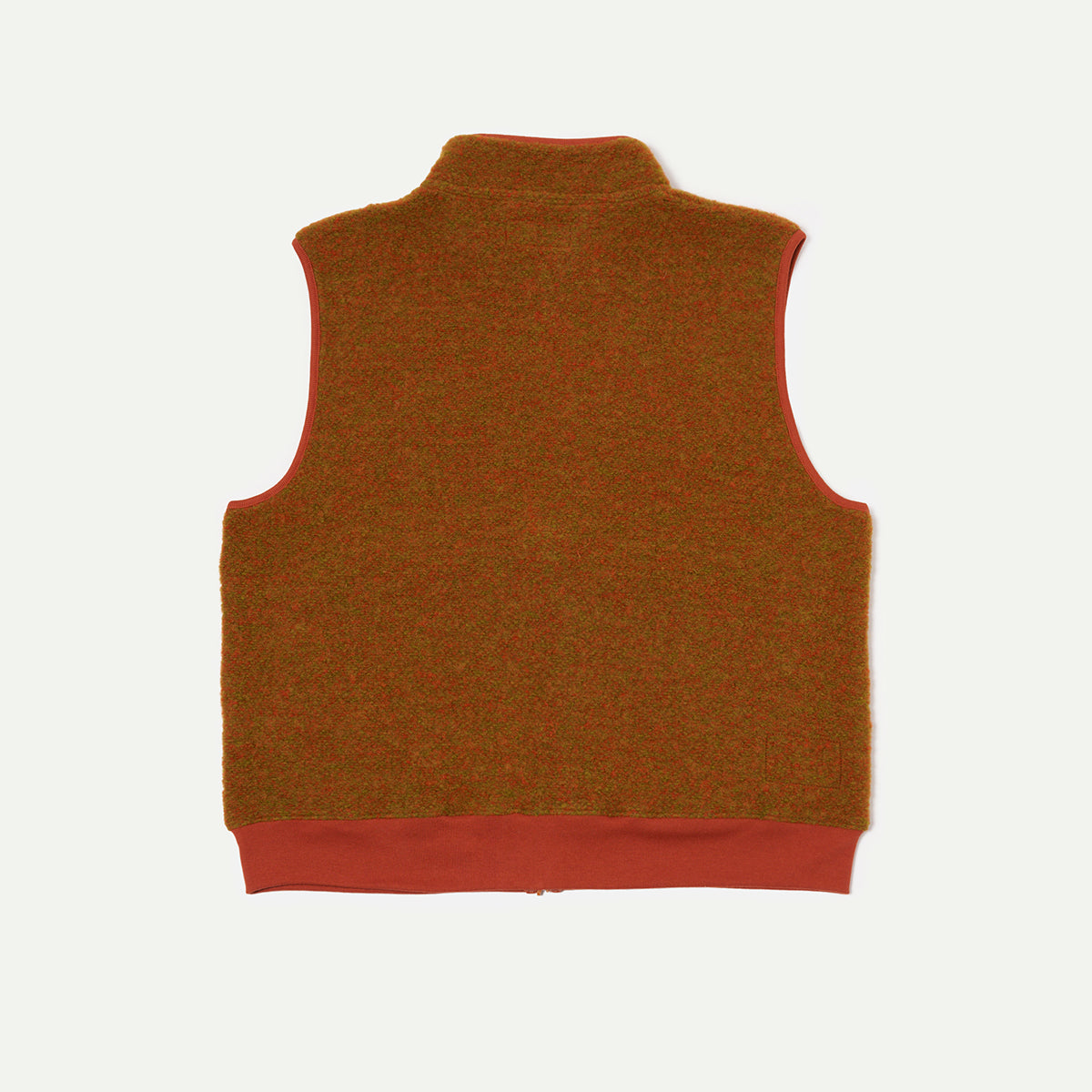 Orange Six Wool Fleece Climbing Vest