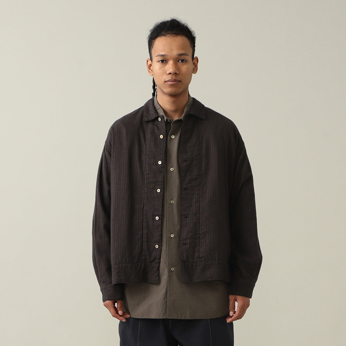 Brown Claude Long Sleeve Shirt