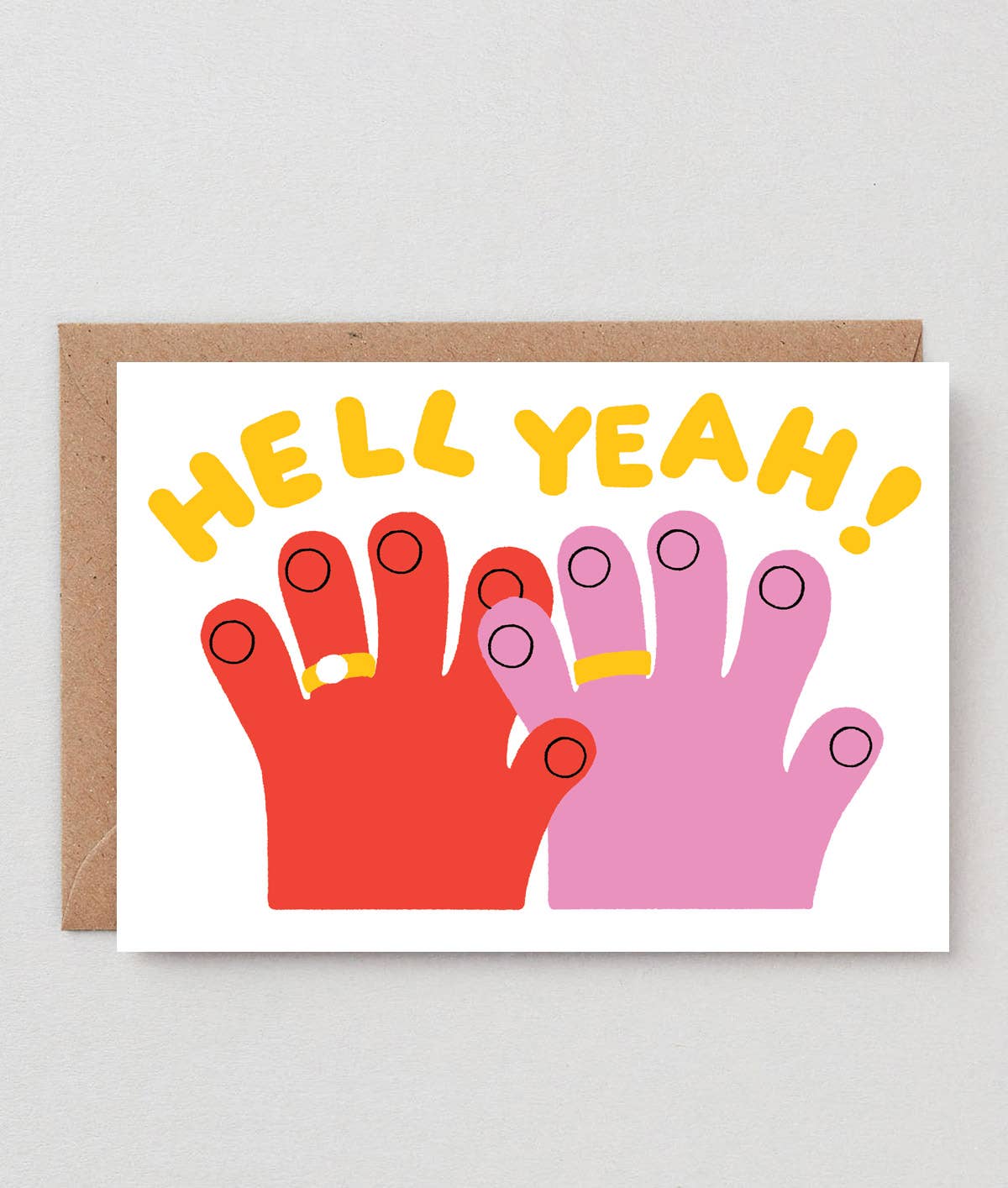 Hell Yeah! Greetings Card