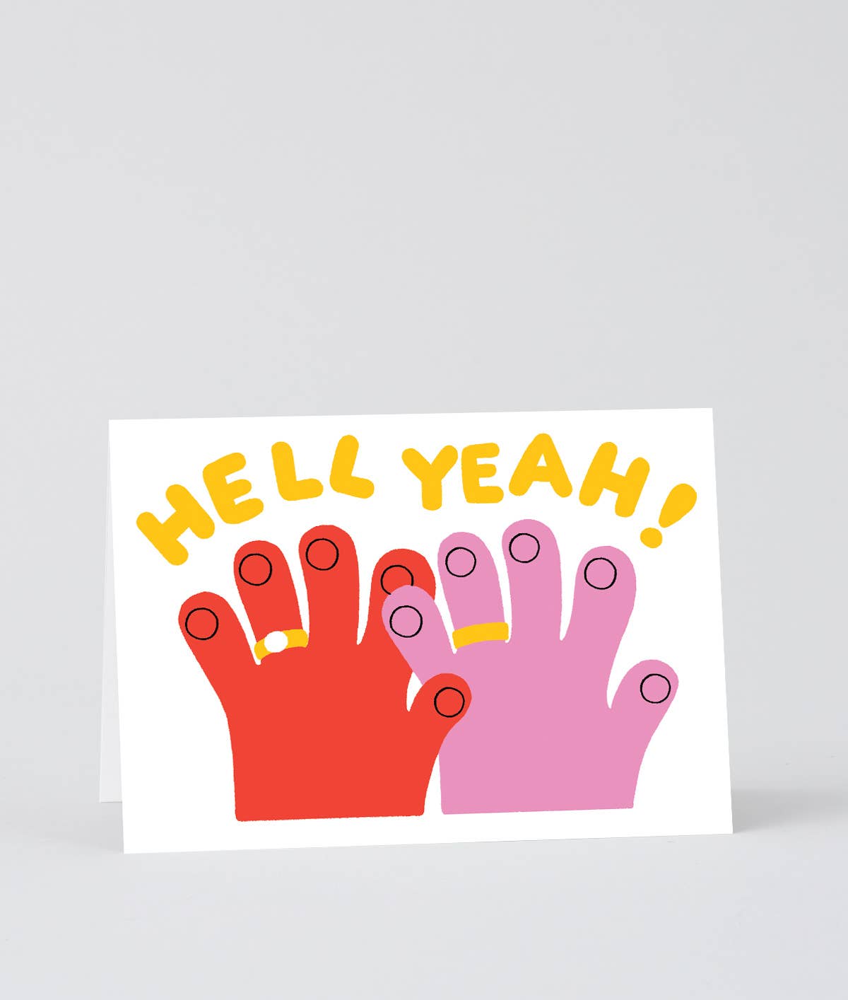 Hell Yeah! Greetings Card