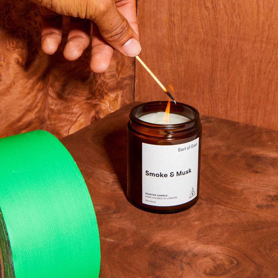 Smoke & Musk 170ml Soy Wax Candle
