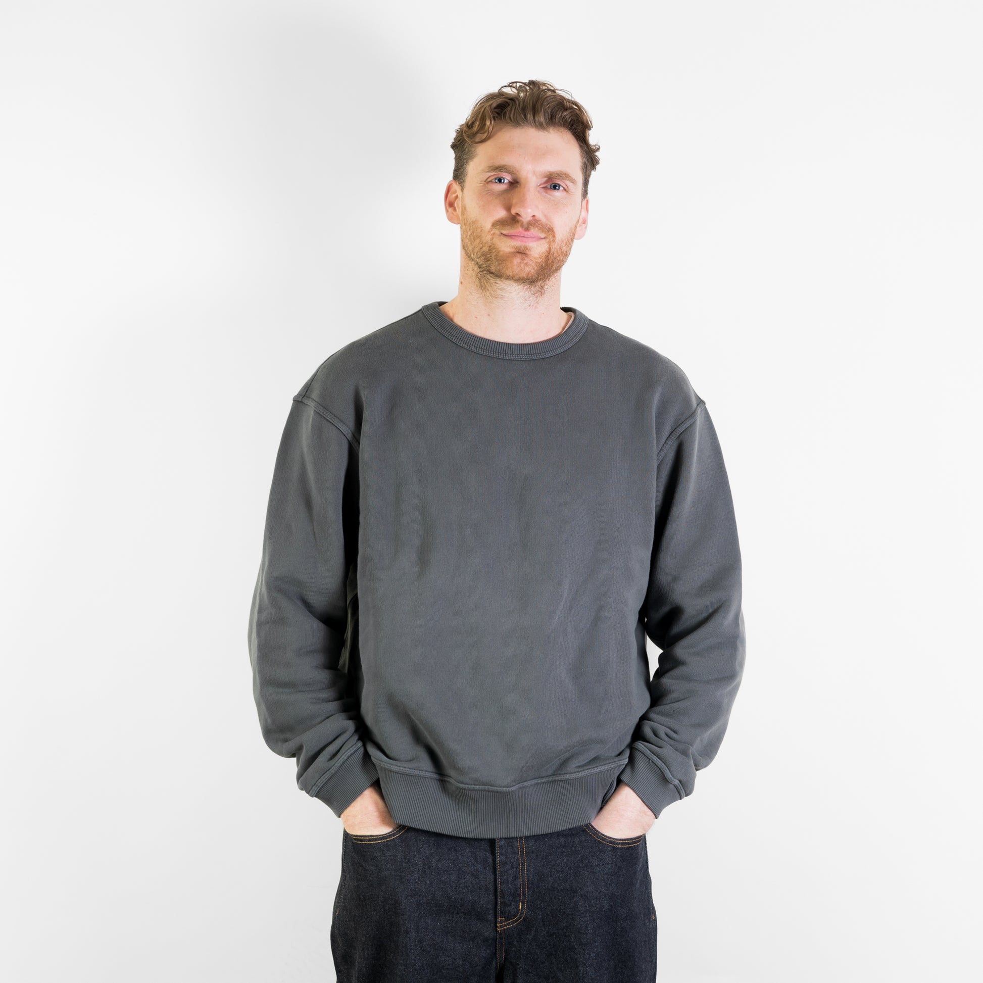 Mens Charcoal Jude Sweat