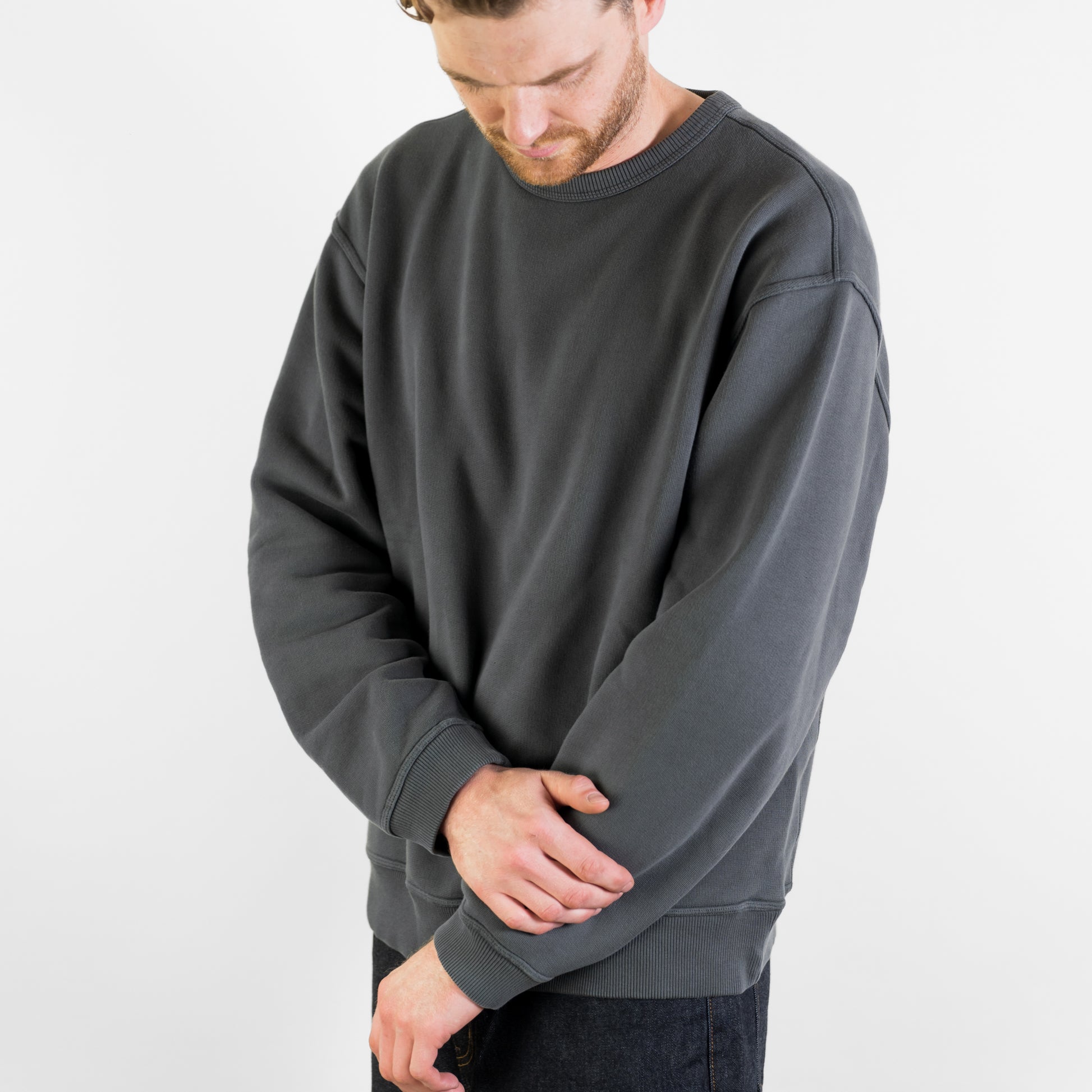 Mens Charcoal Jude Sweat