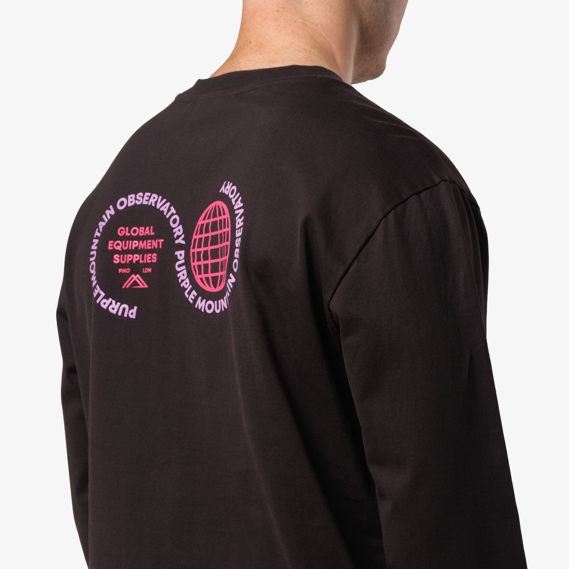 Black Globe Long Sleeve T-Shirt