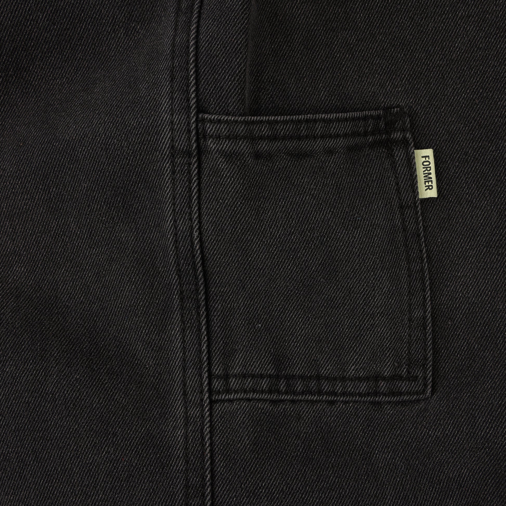 Washed Black Vt Distend Denim Carpenter Pant