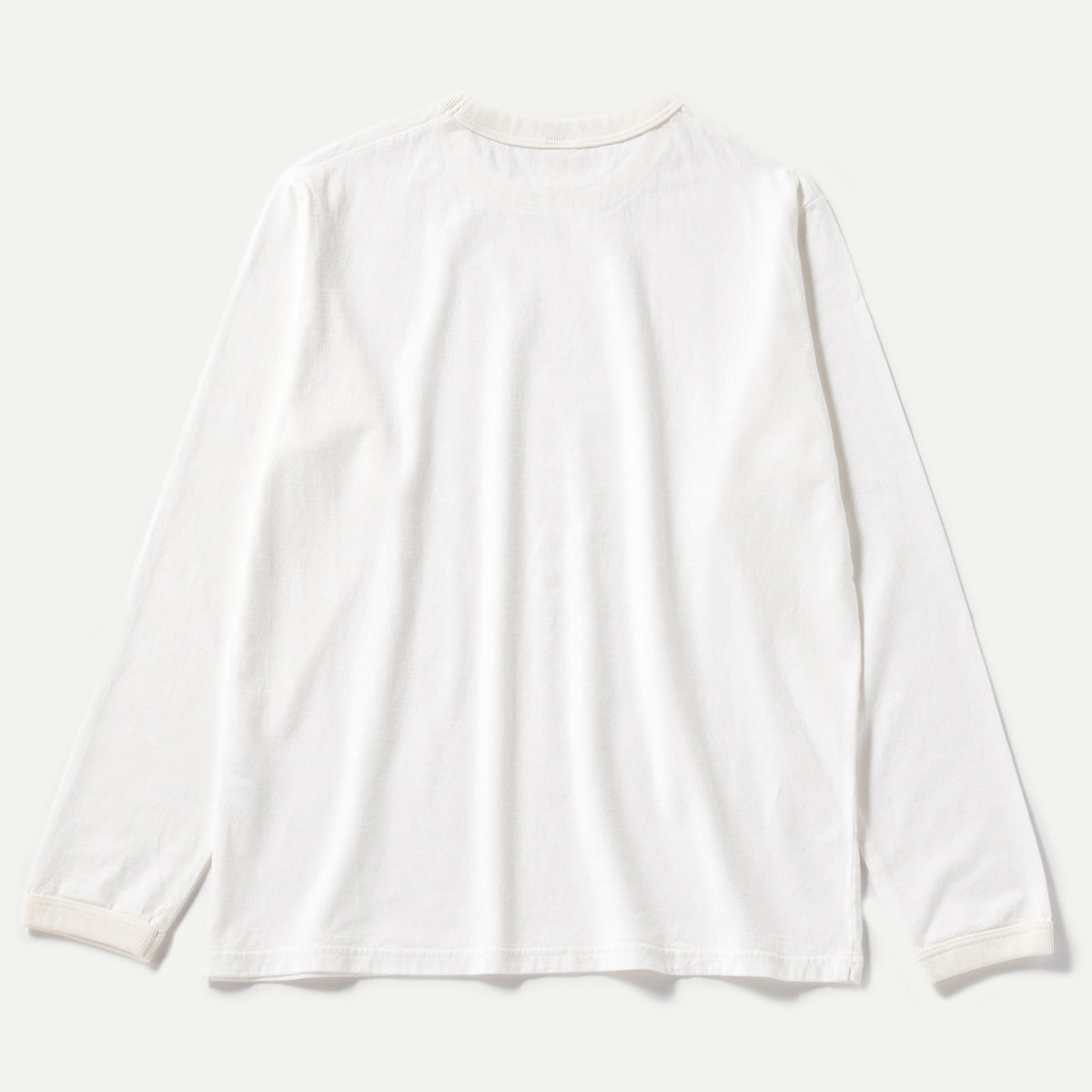 White Lead Off Long Sleeve T-Shirt
