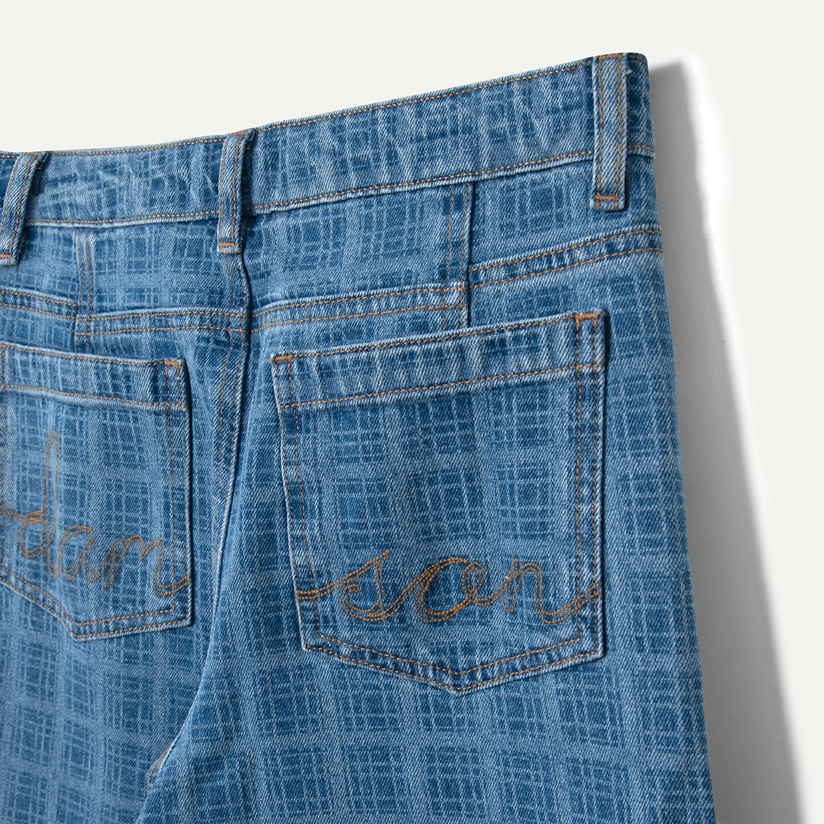 Blue Laser Check Tovie Jeans