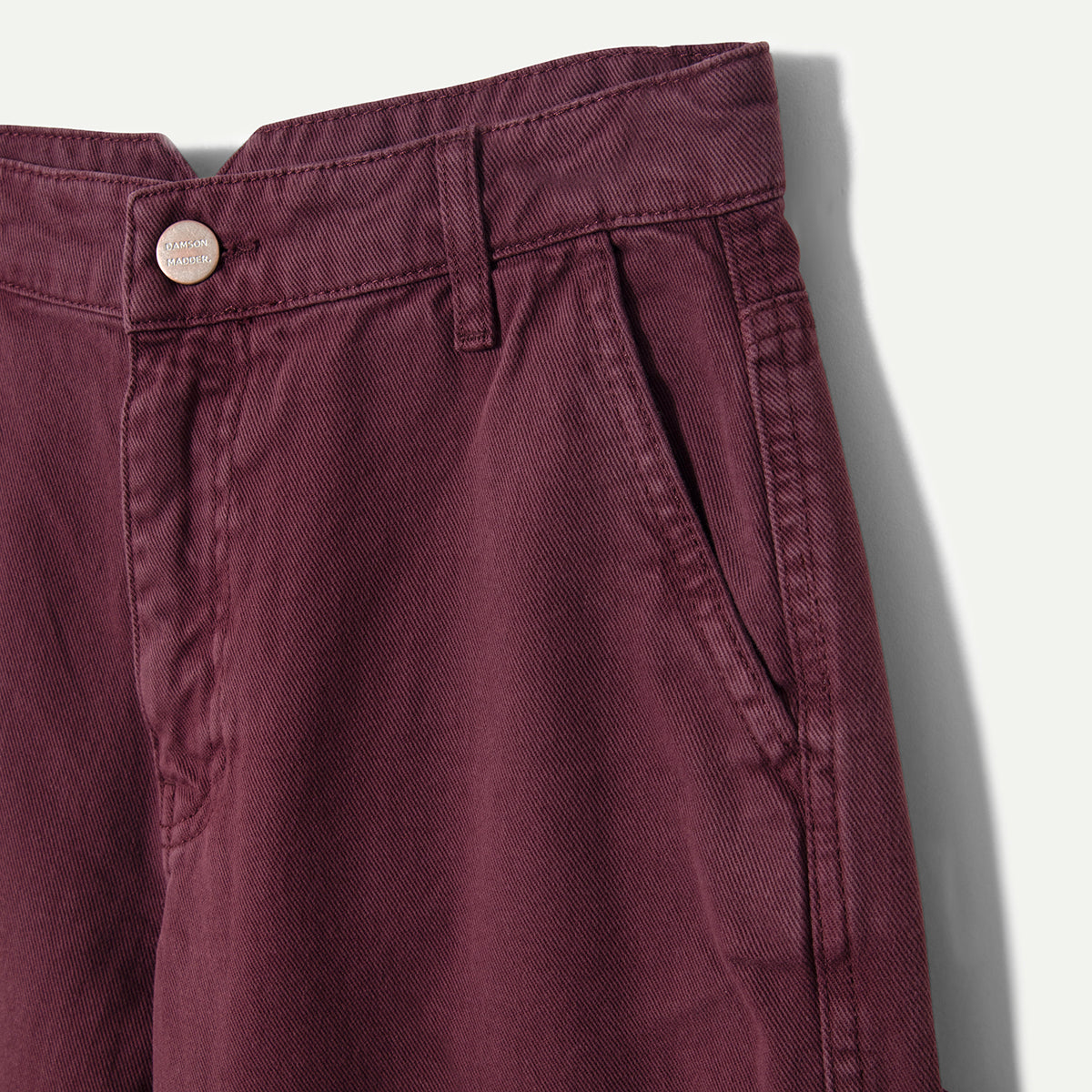 Burgundy Drew Jeans