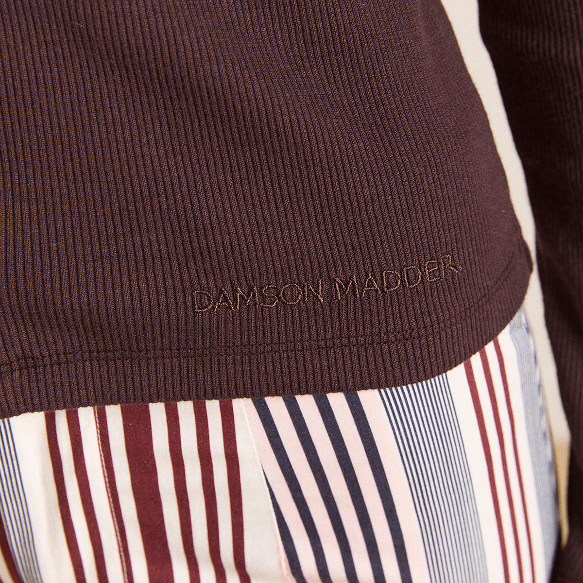 Brown Varsha Frilly Cardigan