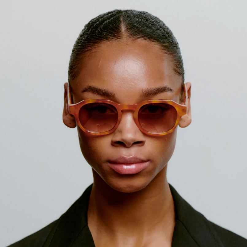 Burnt Amber Zan Sunglasses