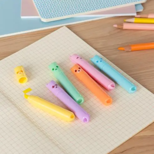Bear Set of 6 Mini Highlighter Set