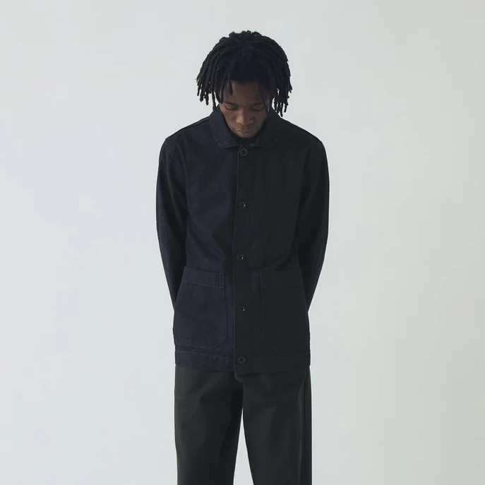 Indigo Denim Chore Jacket