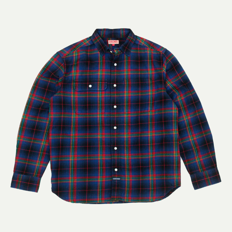 Blue Heritage Check Work Shirt