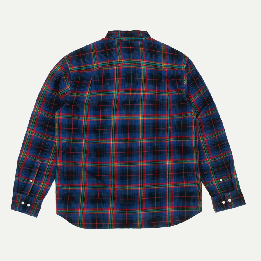 Blue Heritage Check Work Shirt