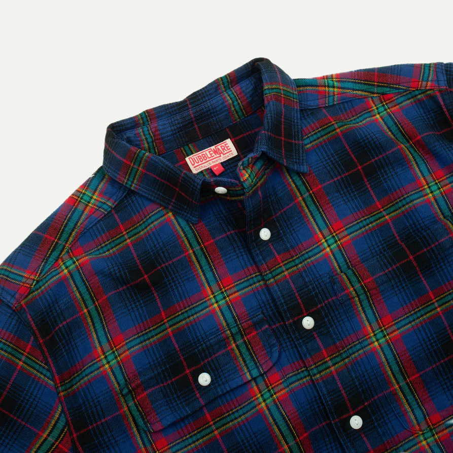Blue Heritage Check Work Shirt