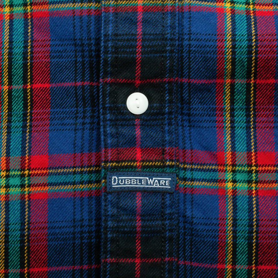 Blue Heritage Check Work Shirt