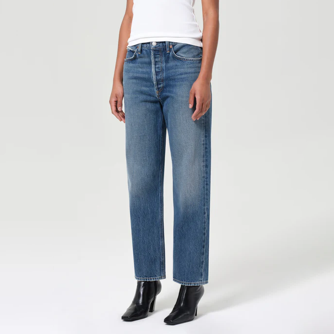Bounty 90s Mid Rise Crop Jean