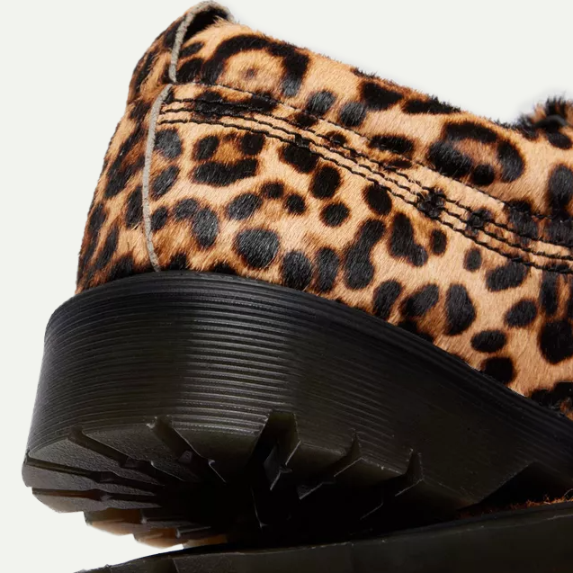 Lowell Leopard Print Moc Toe Shoe
