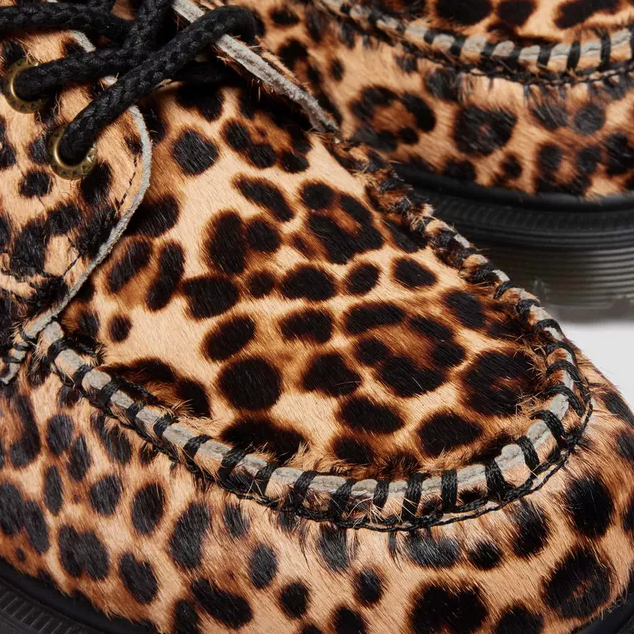 Lowell Leopard Print Moc Toe Shoe