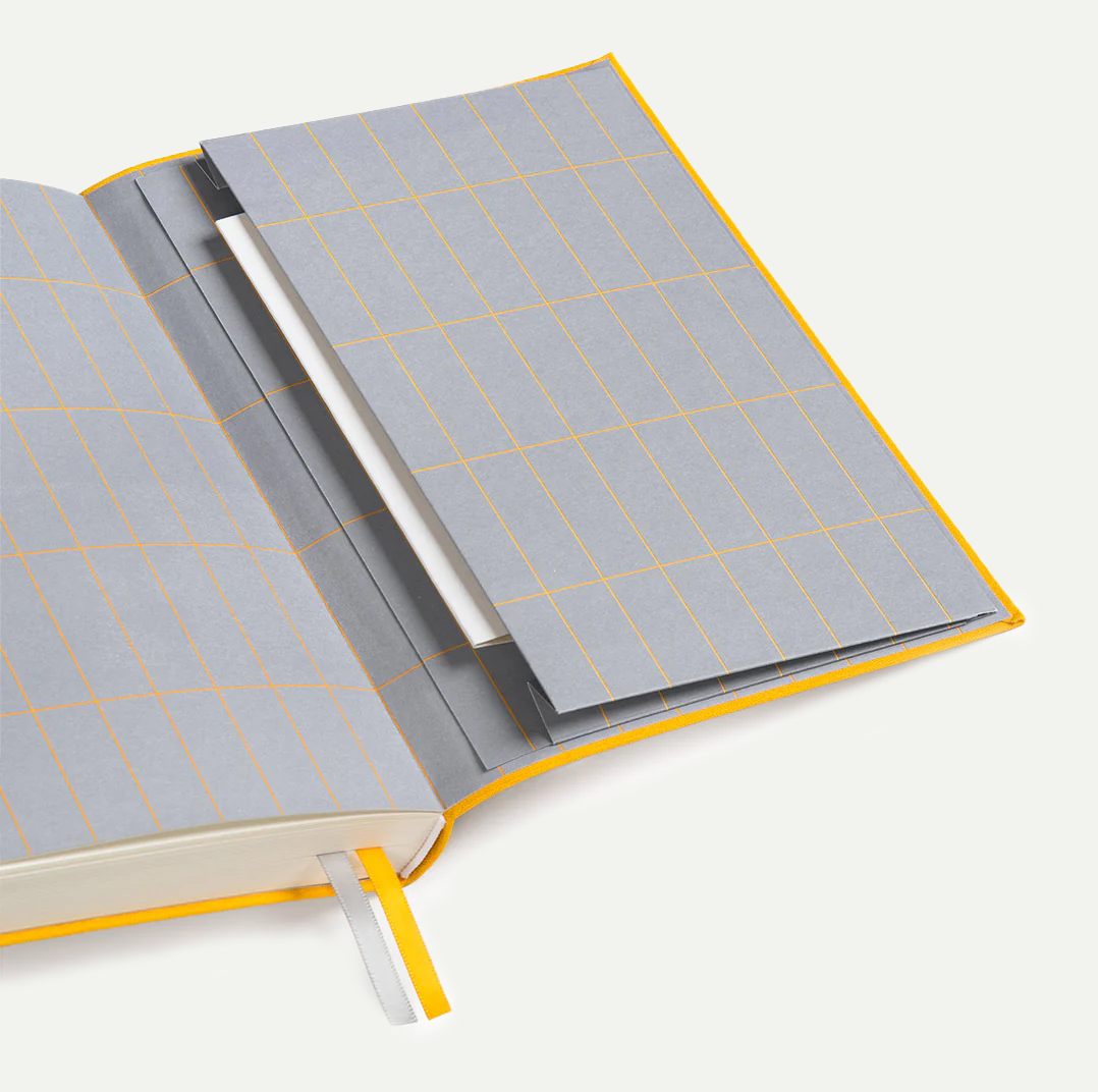 Yellow Fabric A5 Daily Planner