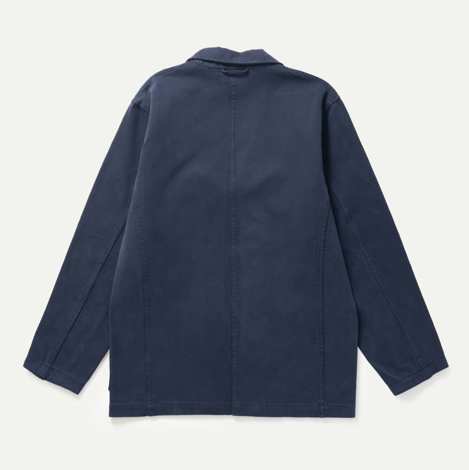 Dark Navy Moleskin Server Suit Jacket