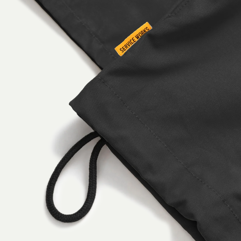 Black Waxed Cotton Allotment Parka