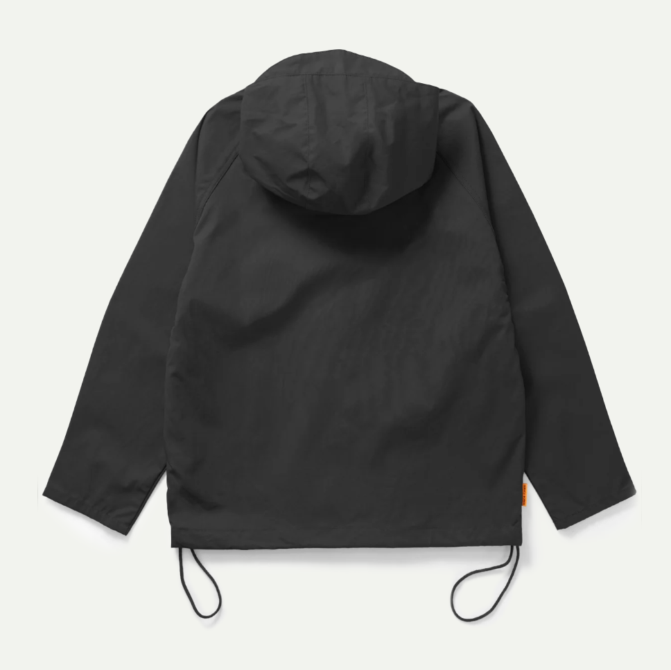 Black Waxed Cotton Allotment Parka