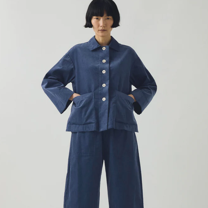 Denim Blue Cord Shirt