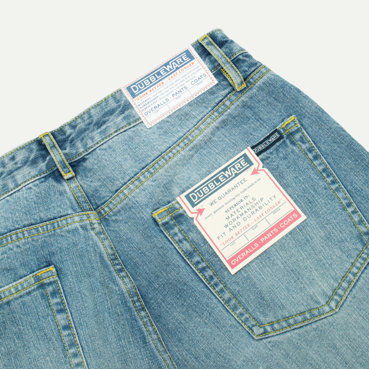 Stone Wash Selvedge Work Denim
