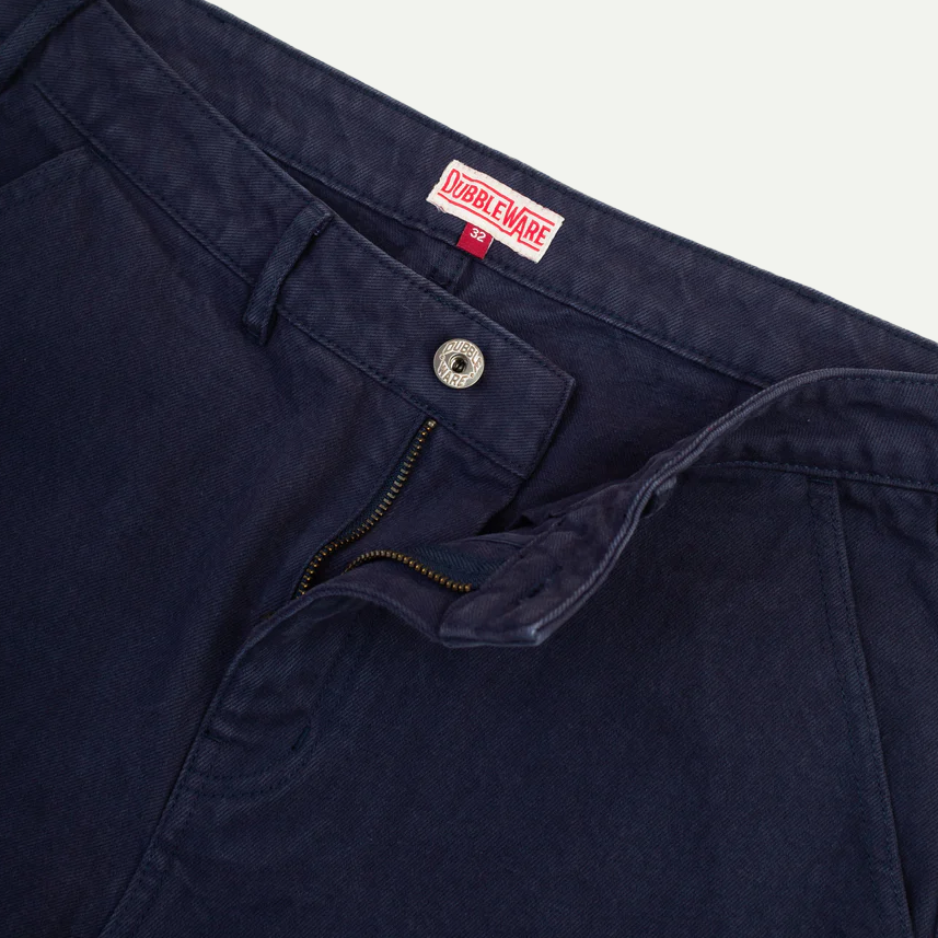Navy Patch Pocket Pant