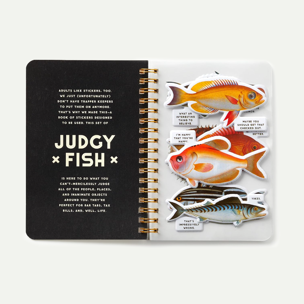 Judgy Fish Sticker Book