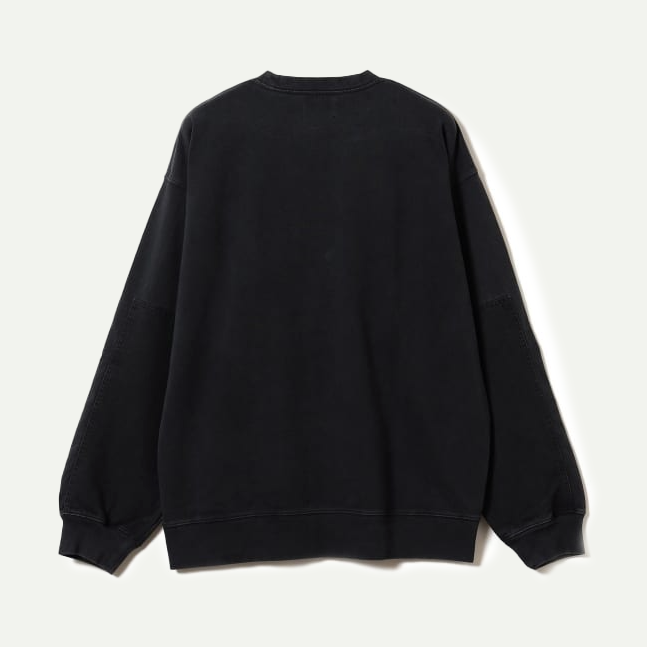 Faded Black Jaar Reinforced Crew Sweatshirt