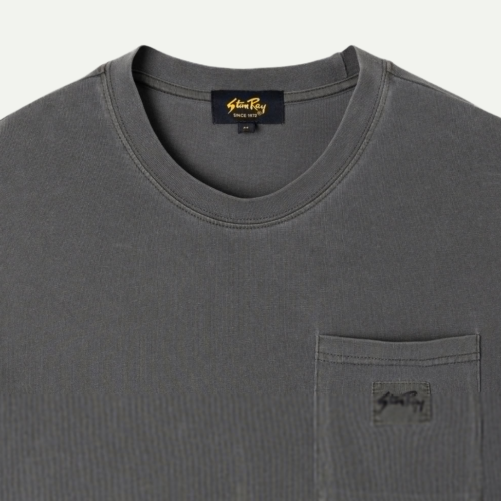 Washed Black Patch Pocket T-Shirt