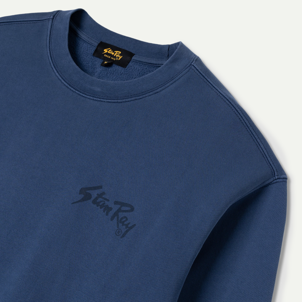 Washed Navy Stan OG Crew Sweatshirt