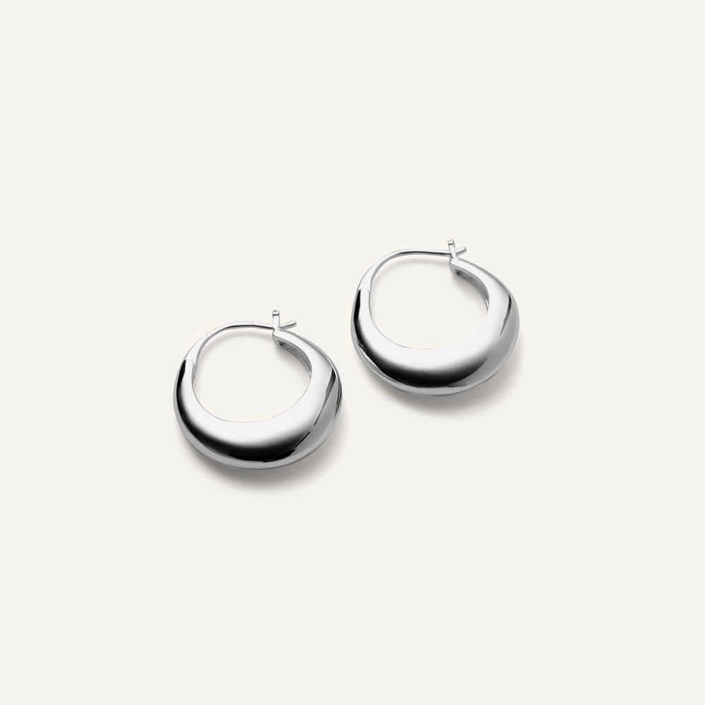 Silver Atlas Earrings