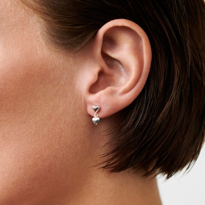 Silver Adore Earrings