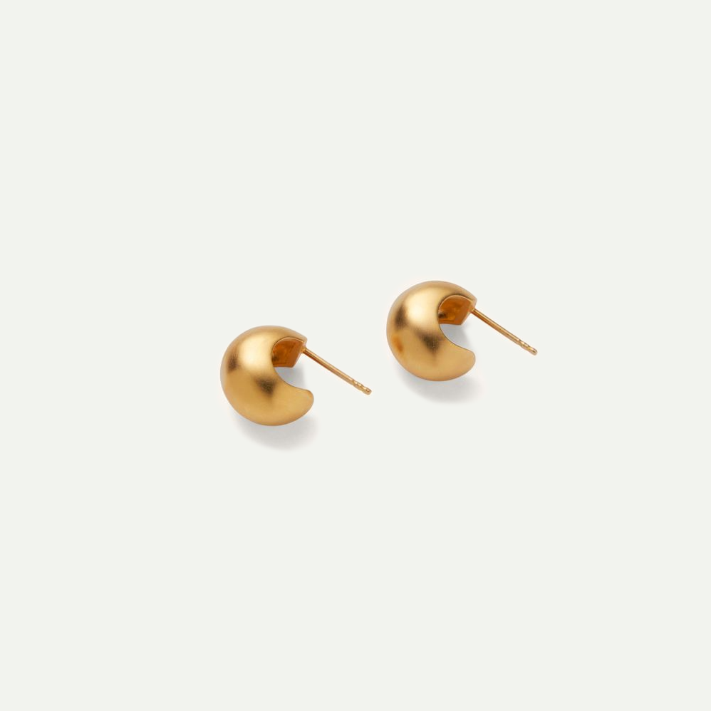Gold Small Echo Earrings