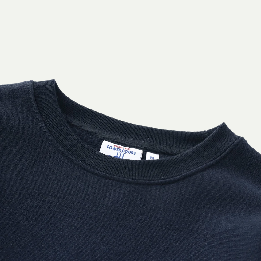 Navy Super Weight Crewneck
