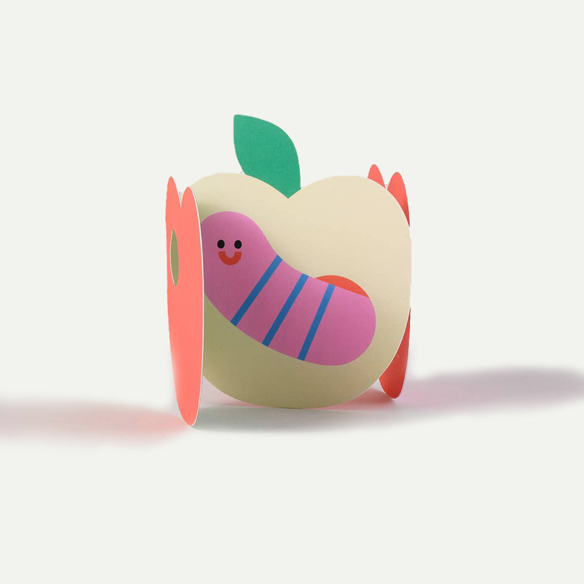 Apple Fold Out Kid's Birthday Card