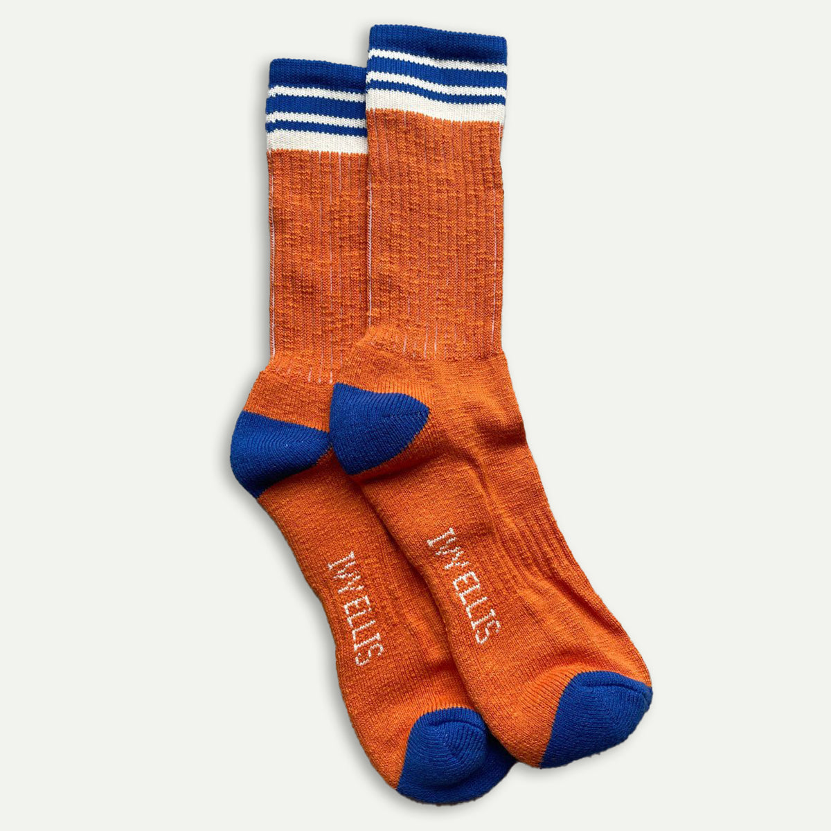 Orange/Blue Castlehill Crew Sock