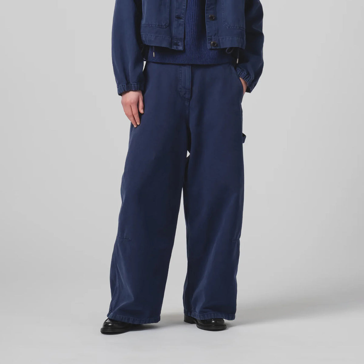 Indigo Blue Canvas Atlantide Chino