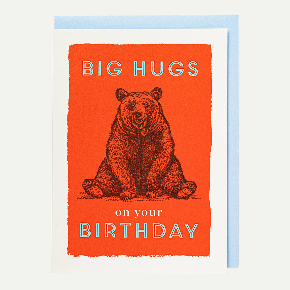 Birthday Big Hugs Letterpress Card