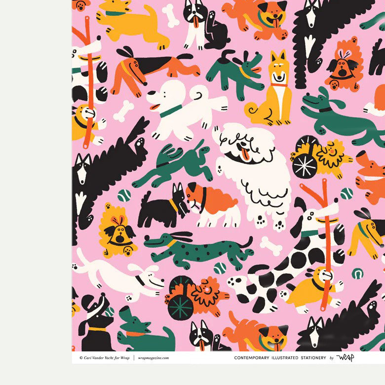 Dogs Day Out Wrapping Paper