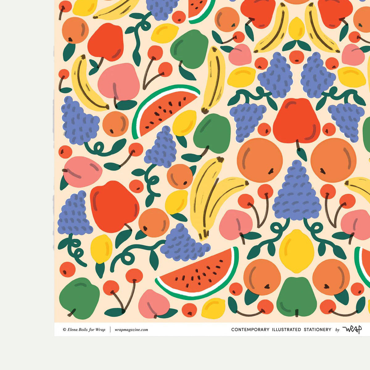 Fruit Cocktail Wrapping Paper