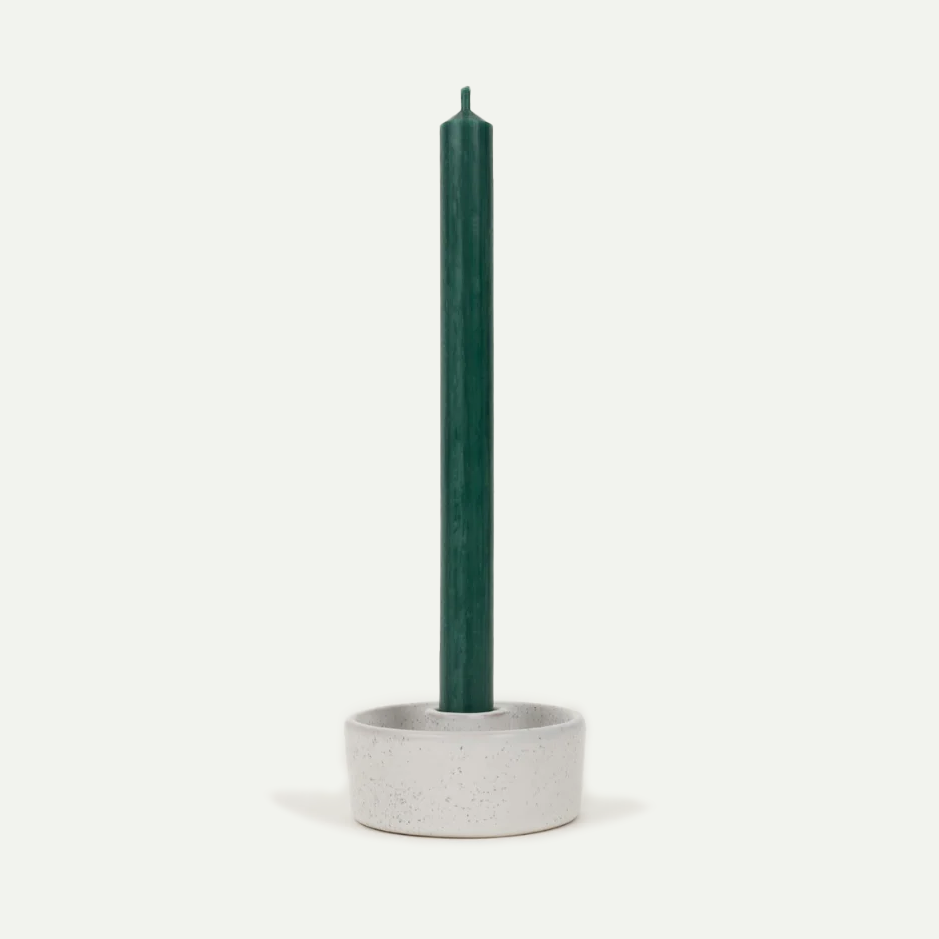 10" Woodland Green Dinner Candles
